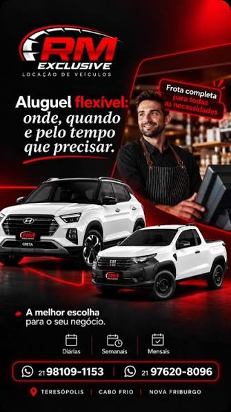 Opções de locação RM Exclusive